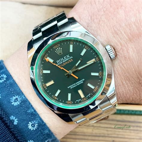 oreficeria cappagli pisa rolex milgaus verde usato